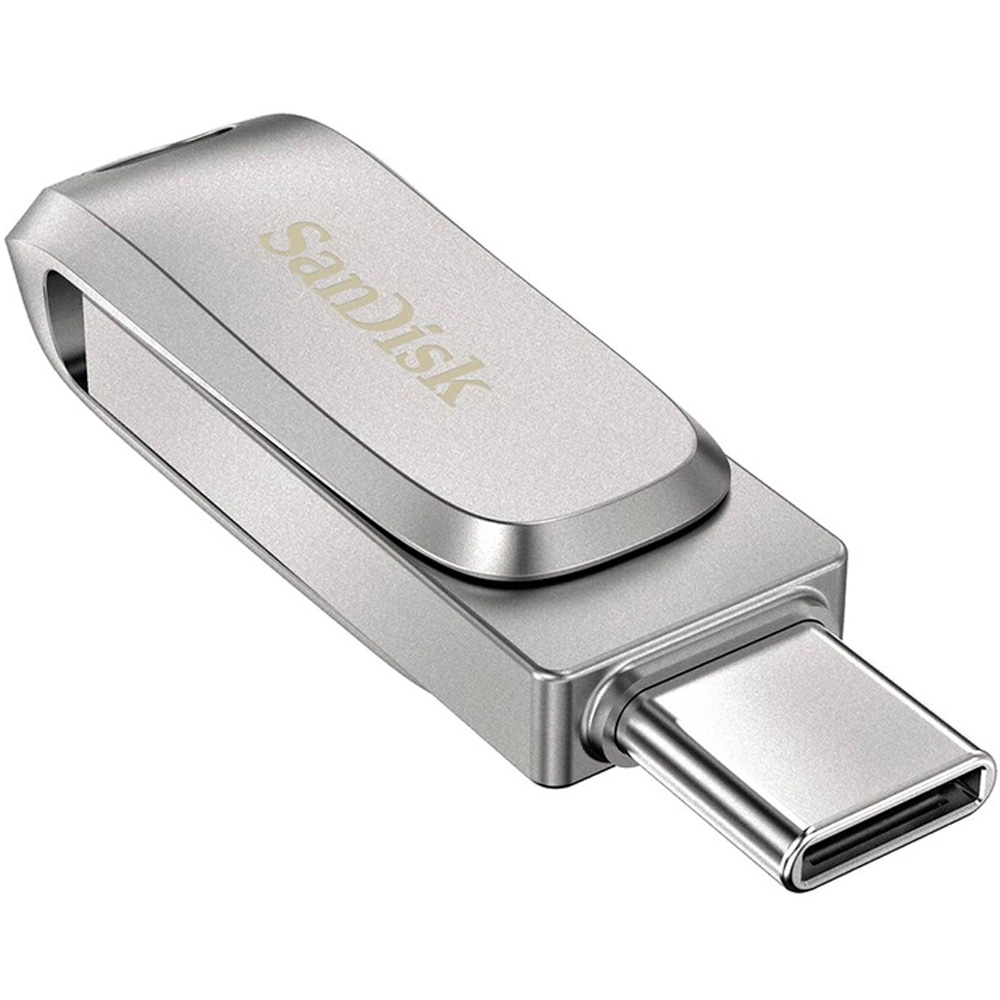 Флеш-драйв SANDISK USB 3.1 Ultra Dual Luxe Type-C 1TB Grey (SDDDC4-1T00-G46) Конструкция поворотная