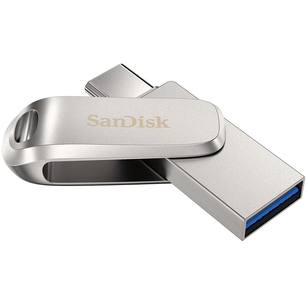 Флеш-драйв SANDISK USB 3.1 Ultra Dual Luxe Type-C 1TB Grey (SDDDC4-1T00-G46) Объем памяти 1 Тб