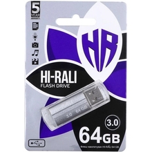 Флеш-драйв HI-RALI Corsair 64GB USB 3.0 Silver (HI-64GB3CORSL)