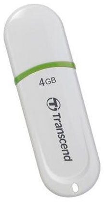 Флеш-драйв TRANSCEND JetFlash 330 4GB Glossy White