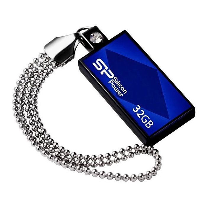 

Флеш-драйв SILICON POWER Touch 810 32 GB Blue (SP032GBUF2810V1B), Touch 810 32GB