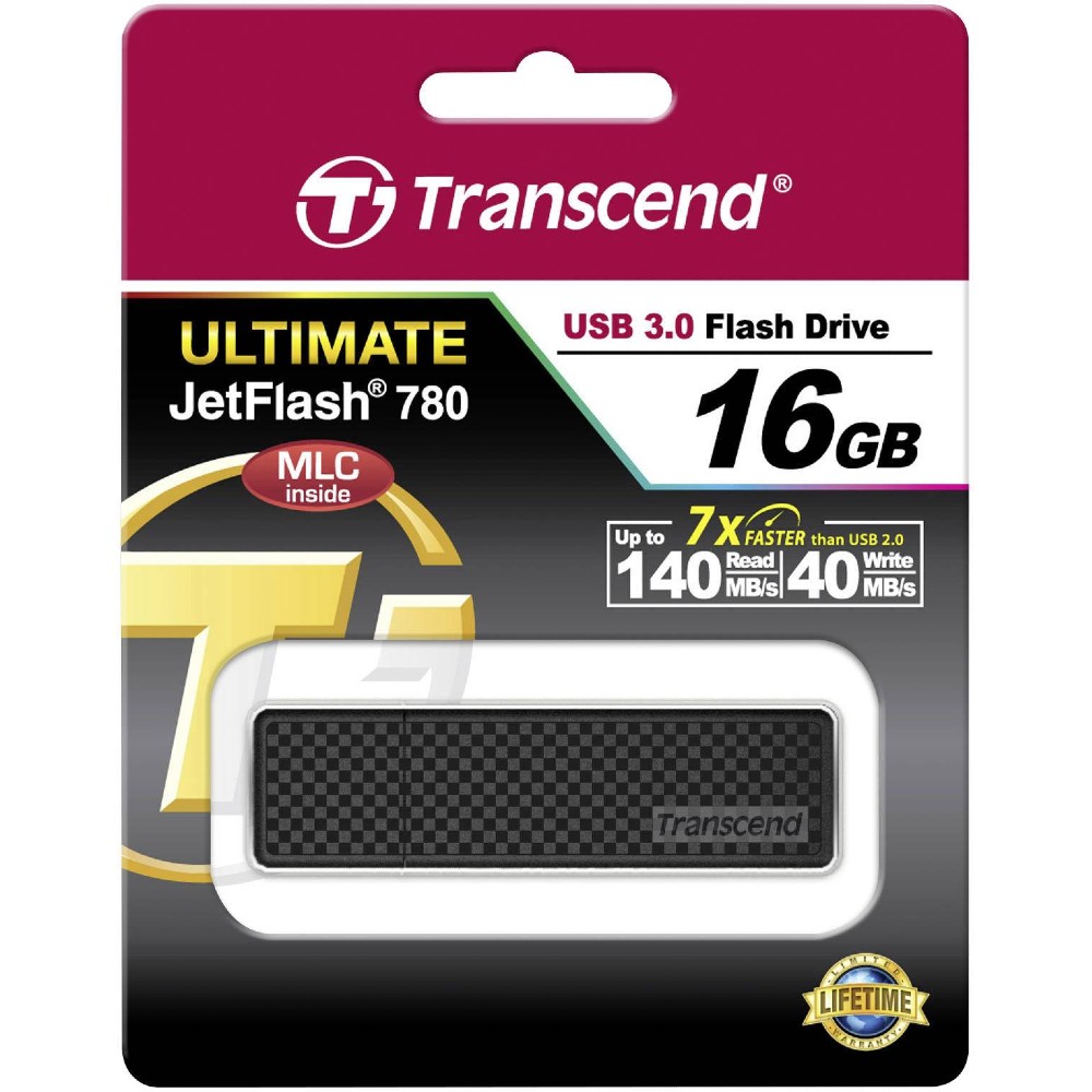 Флеш-драйв TRANSCEND JetFlash 780 16 GB (TS16GJF780) Объем памяти 16 Гб