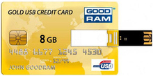 Флеш-драйв GOODRAM CREDIT CARD 8 GB Gold