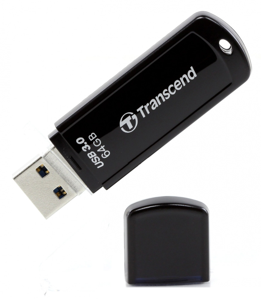 Флеш-драйв TRANSCEND JetFlash 700 64 GB Black