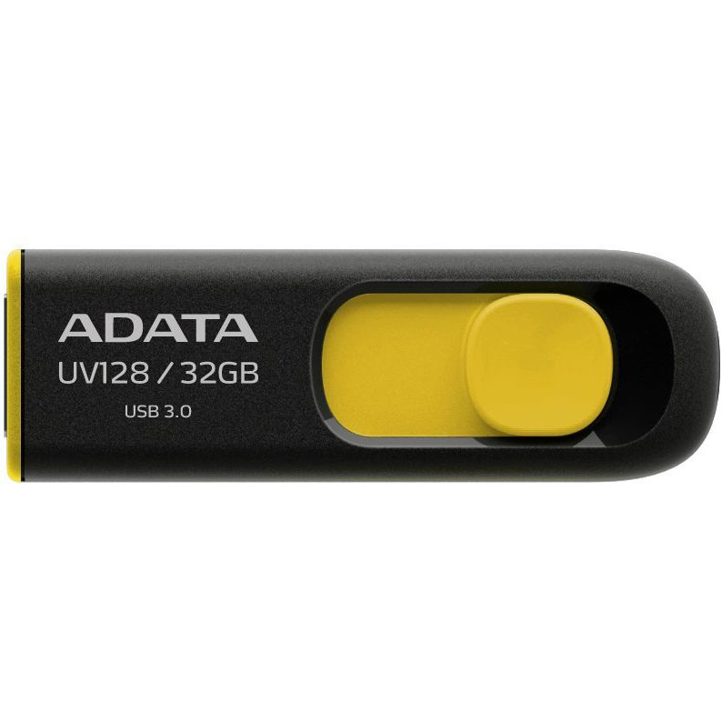 

Флеш-драйв A-DATA UV128 32 Gb Black/Yellow (AUV128-32G-RBY), 32 Gb UV128 (AUV128-32G-RBY)