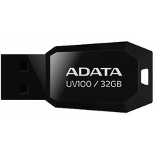 Флеш-драйв A-DATA 32 Gb UV100 Black (AUV100-32G-RBK)