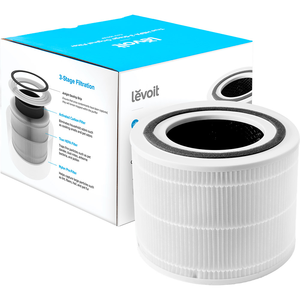 Фильтр для воздухоочистителя LEVOIT Air Cleaner Filter Core 300 True HEPA 3-Stage (Original Filter) (HEACAFLVNEU0028) Тип аксессуаров для воздухоочистителей