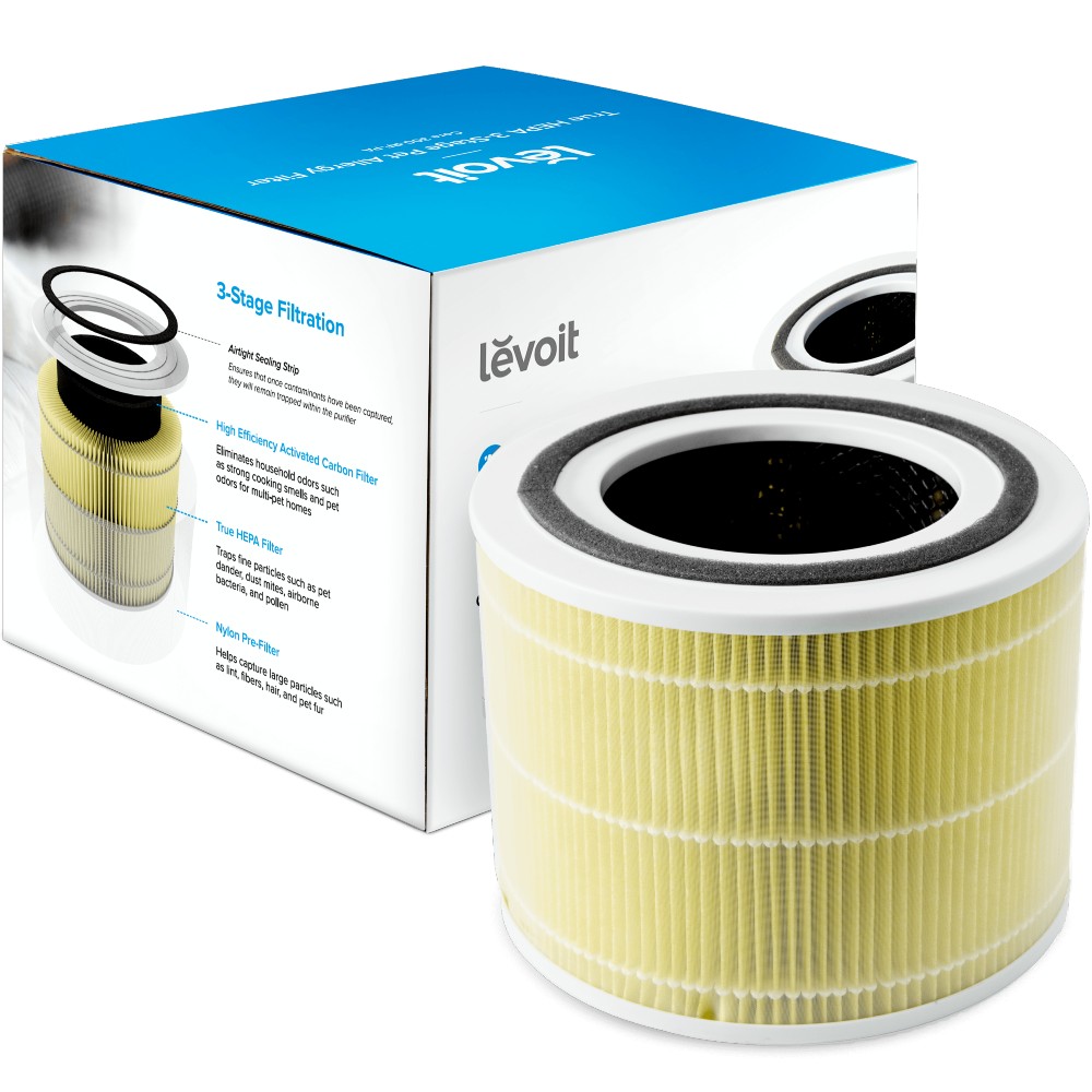 Фильтр для воздухоочистителя LEVOIT Air Cleaner Filter Core 300 True HEPA 3-Stage (Original Pet Allergy) (HEACAFLVNEA0039) Тип аксессуаров для воздухоочистителей