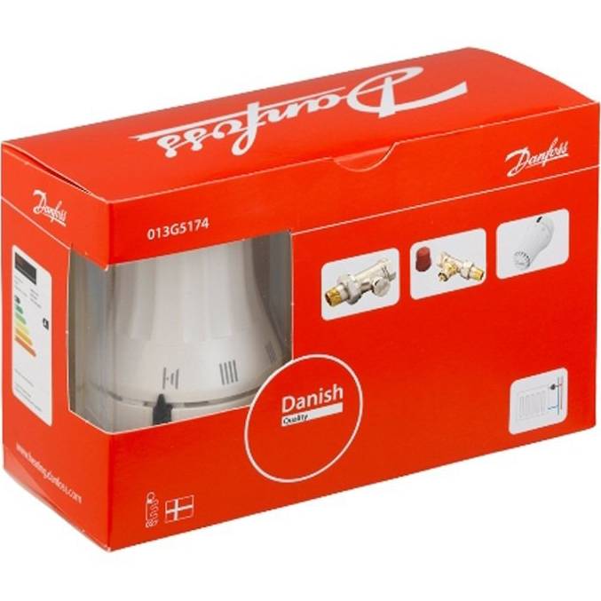 Комплект радиаторный прямой DANFOSS RAE + RA-N + RLV-S 1/2" RA (013G5174) Тип аксессуаров для радиаторов