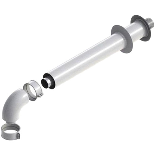 Коаксиальный комплект ARISTON ARISTON 60/100 1м + колено и хомуты (3318073)