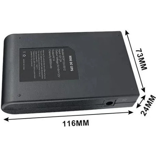 ИБП XOKO WGP для роутера 8800mAh 5-12V Black (XK-WGP-8800) Защита от полной разрядки аккумулятора