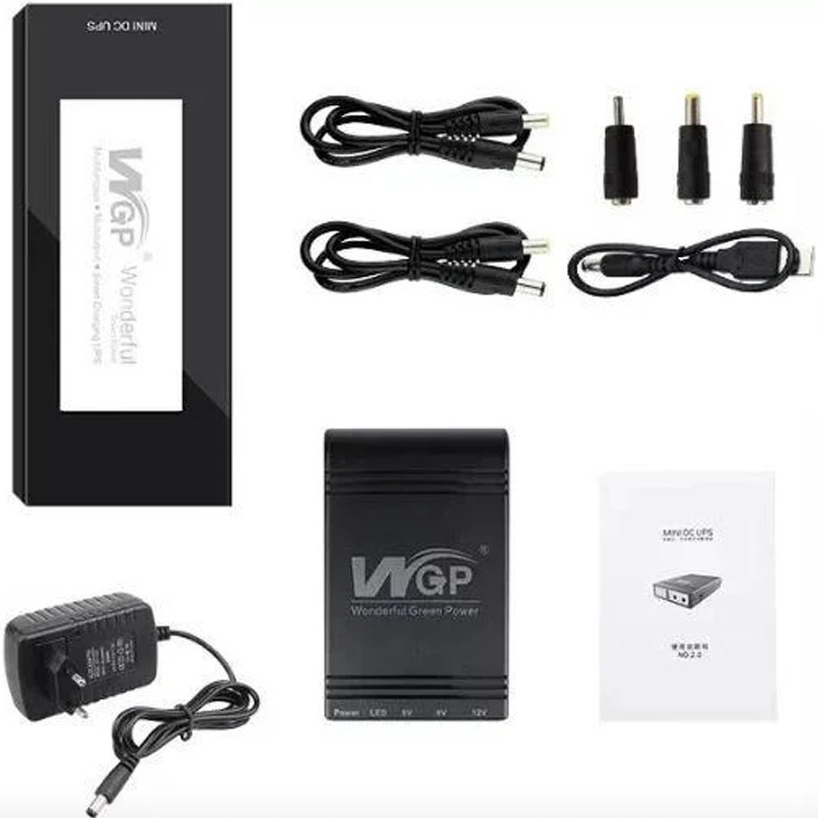 Внешний вид ИБП XOKO WGP для роутера 8800mAh 5-12V Black (XK-WGP-8800)