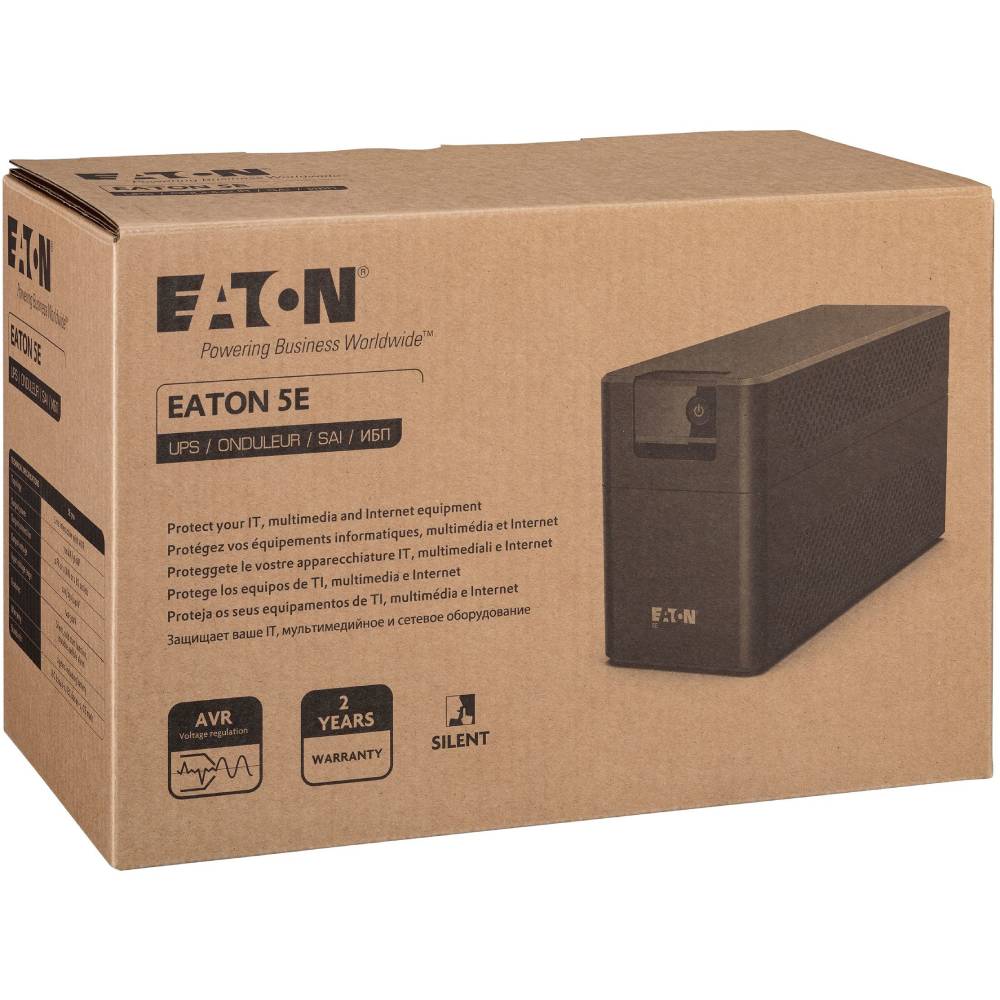 ИБП EATON 5E 700 G2 700VA/360W 2xSchuko Black (5E700D) Мощность 360