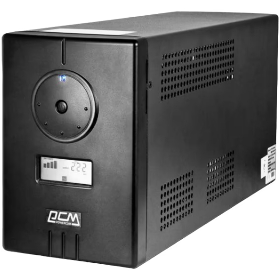 ДБЖ POWERCOM EURO х 2 шт. (Schuko) AVR USB (INF-800AP LCD) Тип лінійно-інтерактивний (line-interactive)