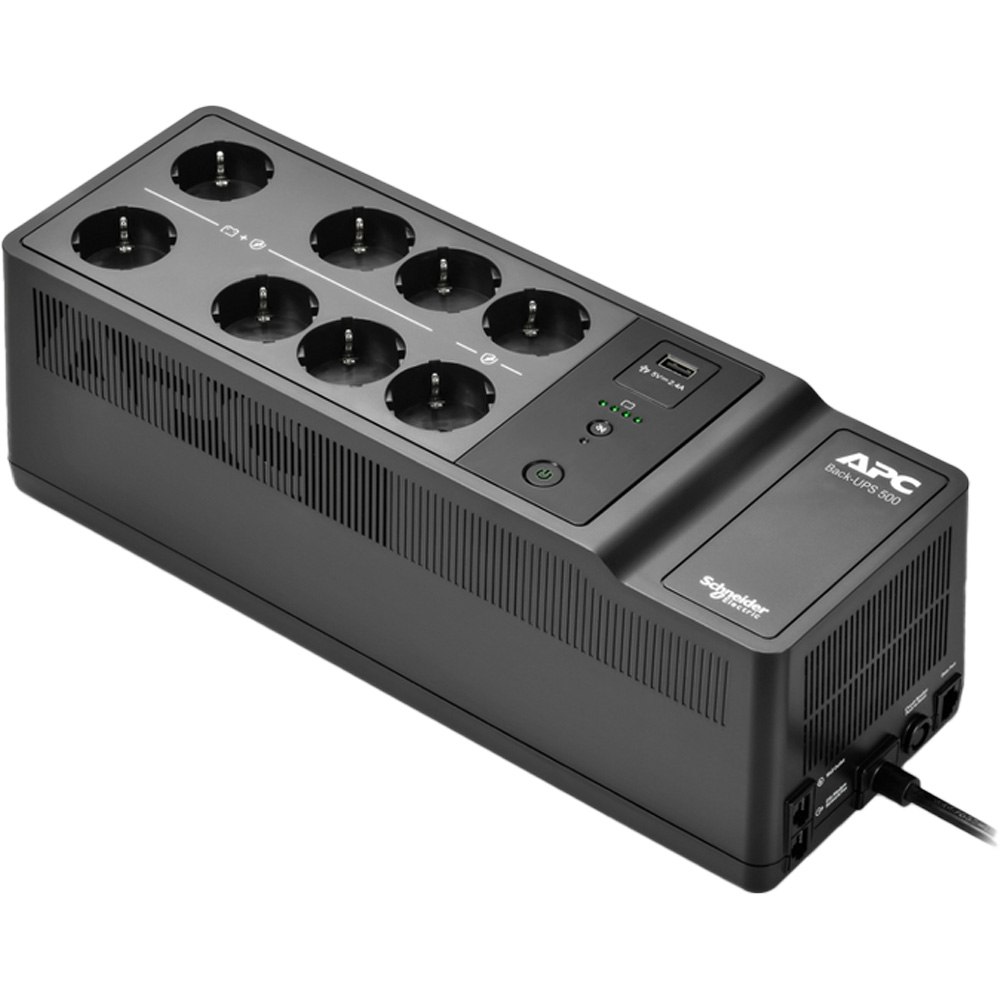 ДБЖ APC 300W/500VA, USB charging port (BE500G2-GR)