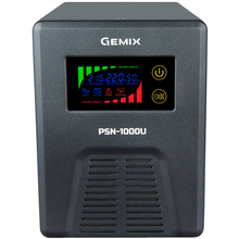 ДБЖ GEMIX PSN-1000U LCD 1000VA/600W (PSN-1000U)