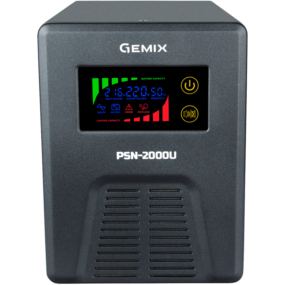 ИБП GEMIX PSN-2000U 2000VA/1200W (PSN-2000U)