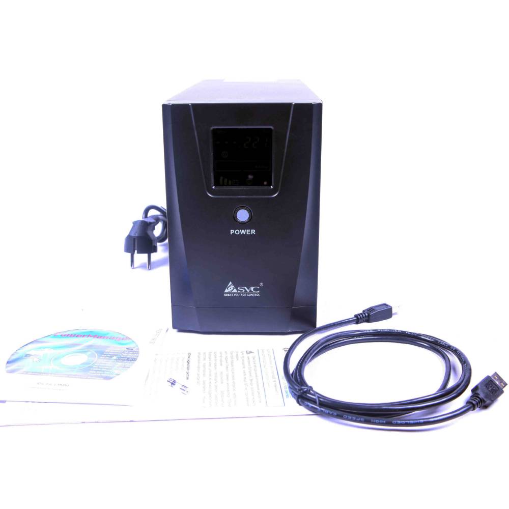 ДБЖ SVC VP-1250-LCD Потужність 750