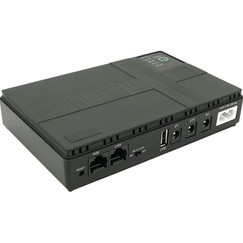 ДБЖ VOLTRONIC 18W, 5/9/12V, 1/2A, Li-ion 10400MAh (IML-DC1018P) Тип для мережевого обладнання