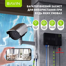 ДБЖ BAVIN для маршрутизатора 36W 10400mAh 5-12V (Y-PC1083-36W-EU-WH)