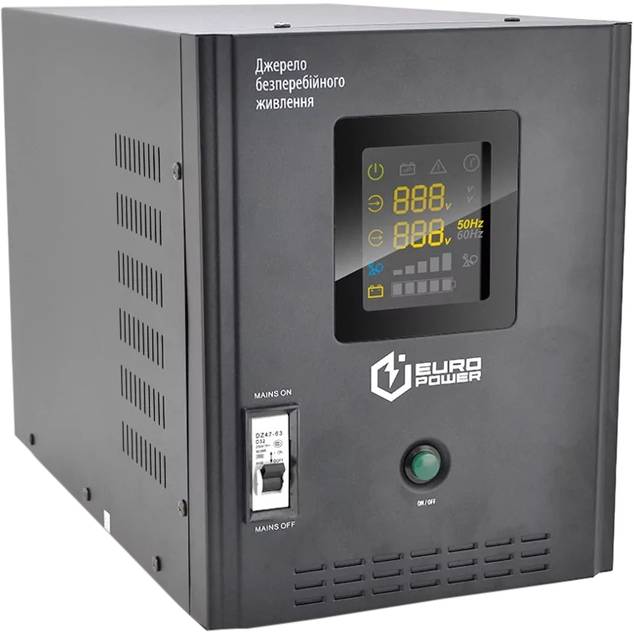 ДБЖ EUROPOWER 4200 Вт 20А під зовнішню АКБ 48В Q1 (PSW-EP6000TW48)
