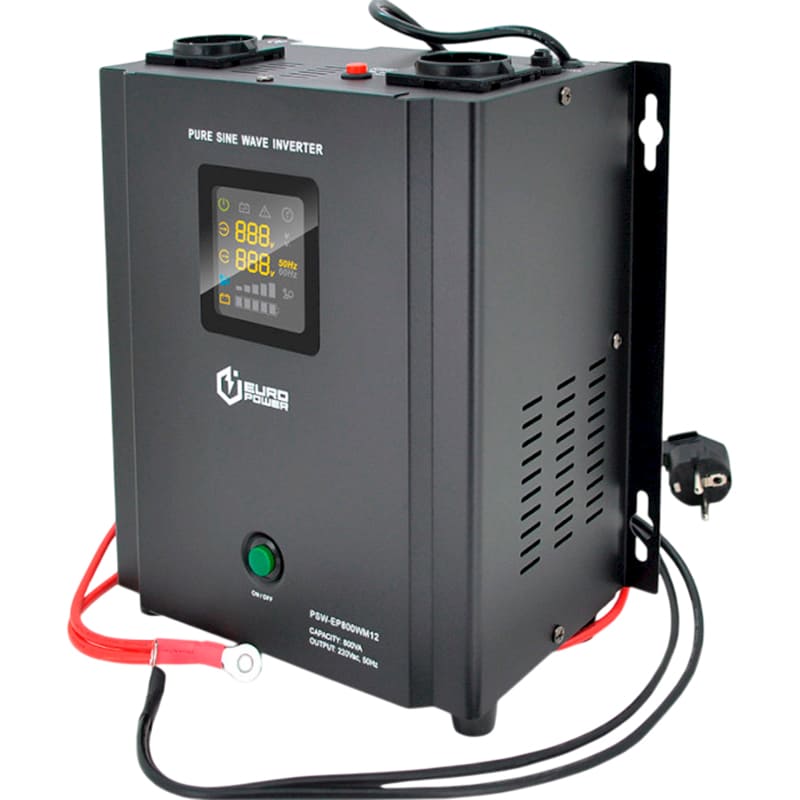 ДБЖ EUROPOWER PSW-EP800WM12 800VA/480W ДБЖ EUROPOWER PSW-EP800WM12 800VA/480W