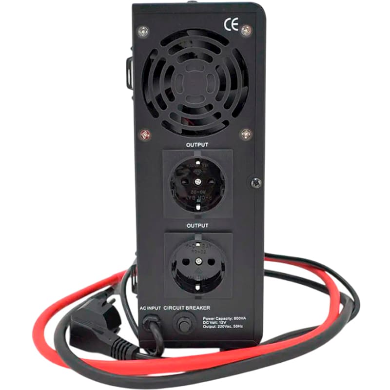 ДБЖ EUROPOWER EPWM-MPS-800/12 800VA/500W Тип з подвійним перетворенням (on-line)