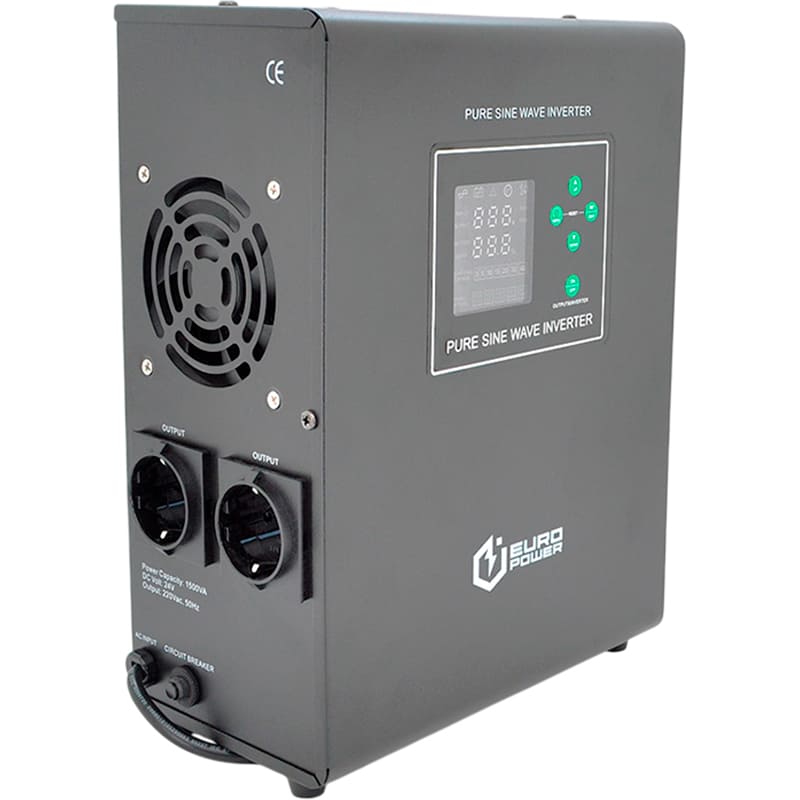 ДБЖ EUROPOWER EPWM-MPS-1500/24 1500VA/1050W
