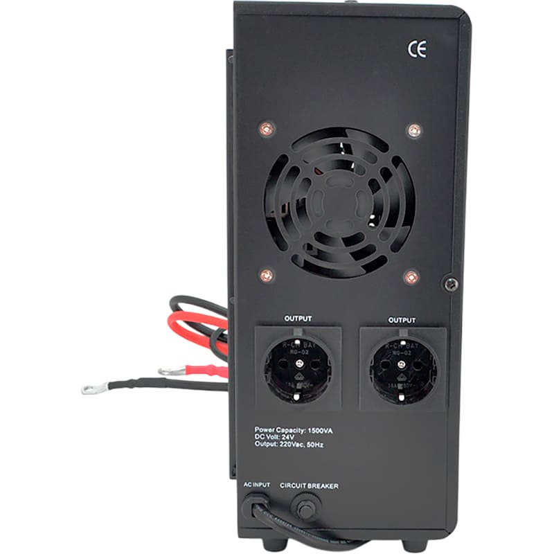 ДБЖ EUROPOWER EPWM-MPS-1500/24 1500VA/1050W Тип з подвійним перетворенням (on-line)