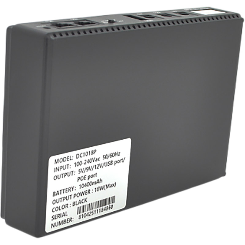 ДБЖ MERLION DC1018P Li-ion 10400mAh 18W (ML-DC1018P) Тип для мережевого обладнання