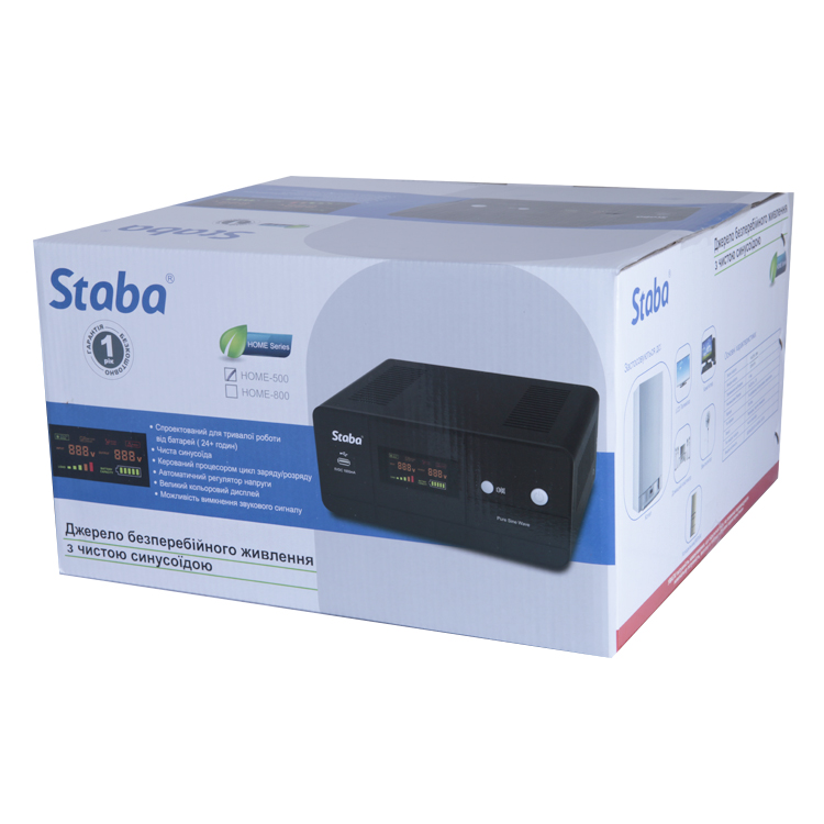 ДБЖ STABA Home-500LCD Захист від пониженої напруги