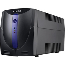 ДБЖ VINGA LED 1500VA plastic case with USB+RJ11 (VPE-1500PU)