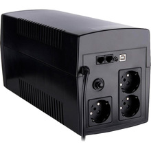 ИБП VINGA LED 1500VA plastic case with USB+RJ11 (VPE-1500PU)