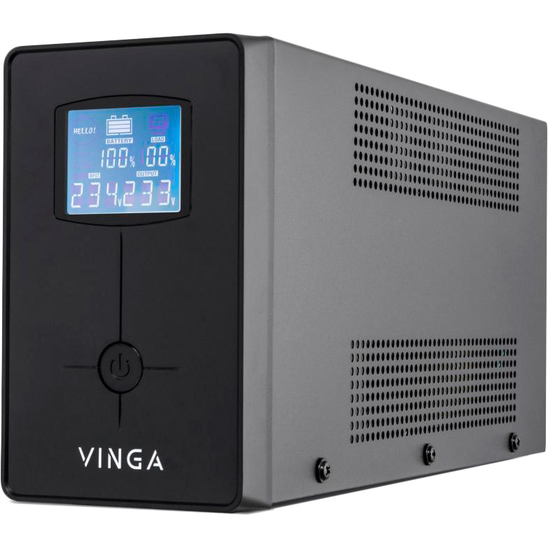 ДБЖ VINGA LCD 1200VA metal case (VPC-1200M)