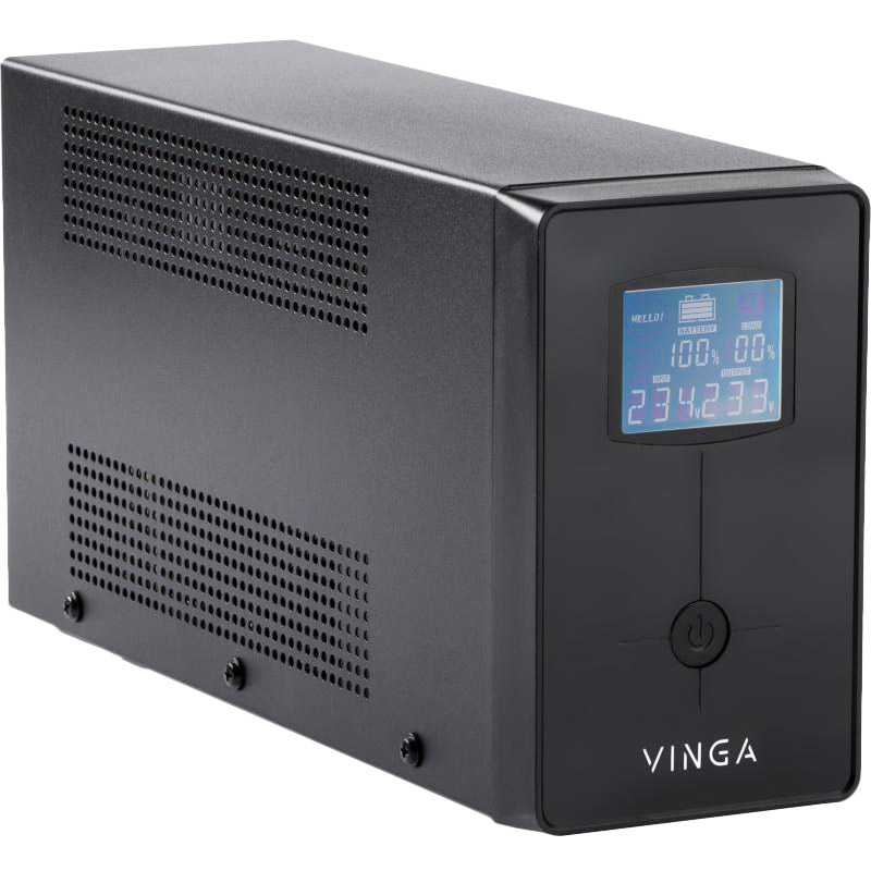 ИБП VINGA LCD 600VA (VPC-600M) Тип линейно-интерактивный (line-interactive)