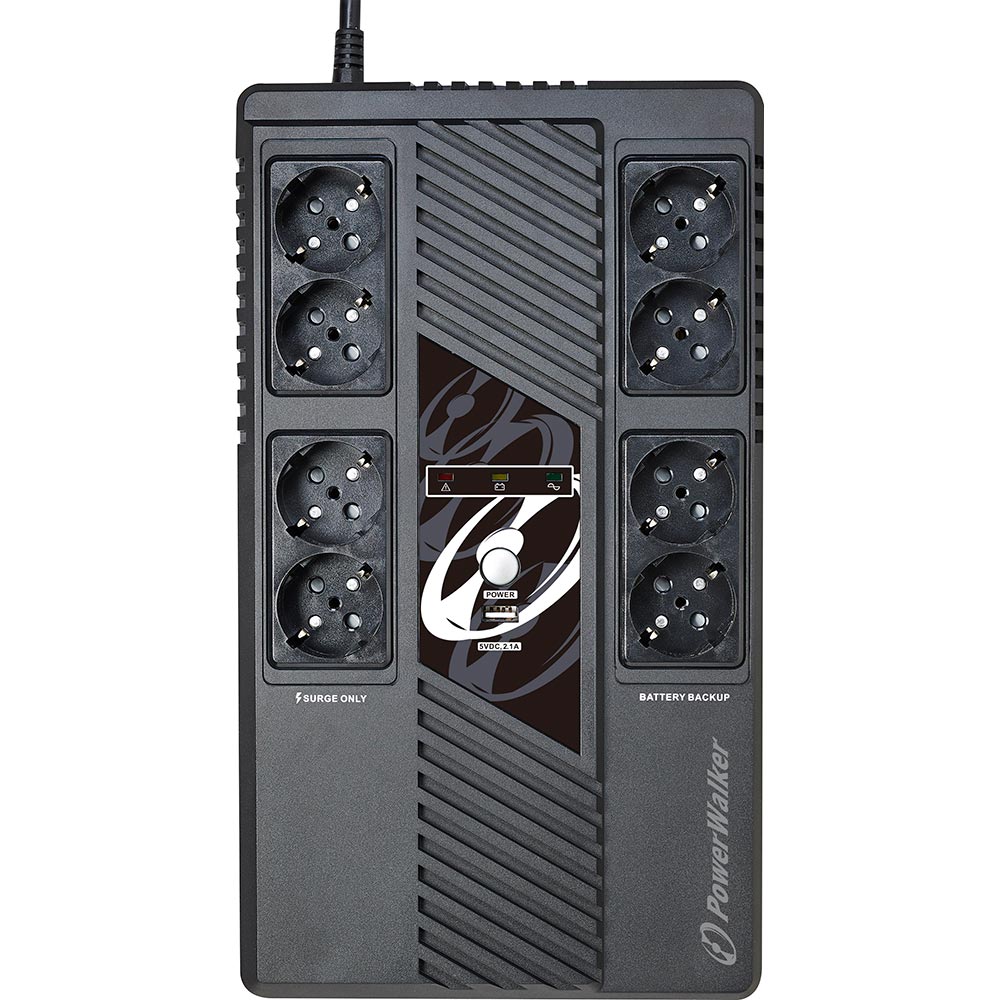 ИБП PowerWalker VI 1000 MS (10121162) Тип линейно-интерактивный (line-interactive)