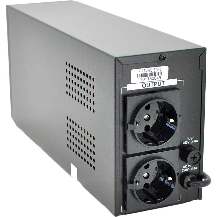 ИБП RITAR E-RTM800L ELF-L 480W (E-RTM800L/07856) Тип линейно-интерактивный (line-interactive)