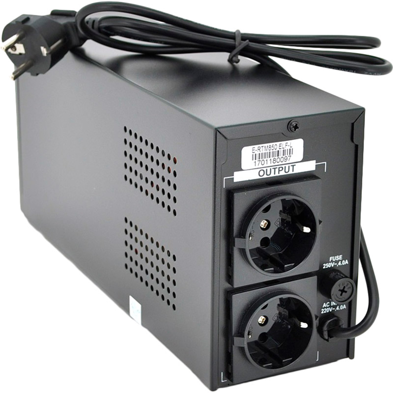 ИБП RITAR E-RTM850L ELF-L 510W (E-RTM850L/09817) Тип линейно-интерактивный (line-interactive)