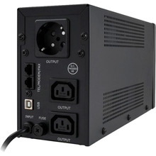 ДБЖ VINGA LED 650VA metal case with USB (VPE-650PRMU)