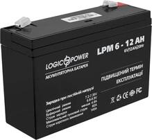 Акумуляторна батарея LogicPower LPM 6В 12 Ач (4159)