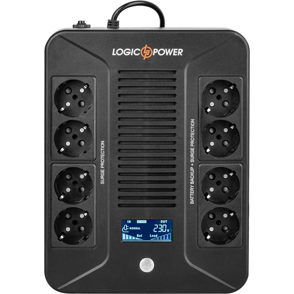 ДБЖ LogicPower LP-UL1000VA-8PS (16162)