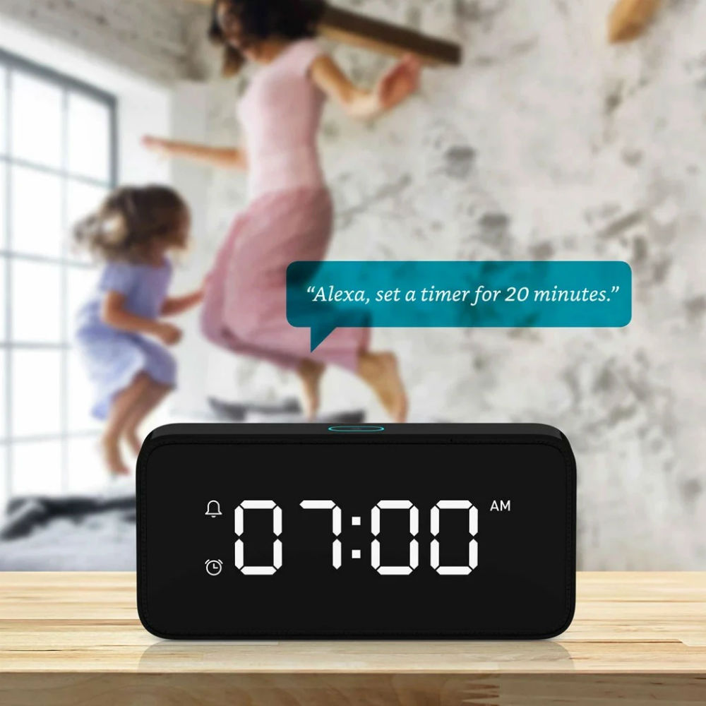 Будильник ZMI Reason ONE Alarm Clock with Alexa Black (AC01ZM) Дисплей True