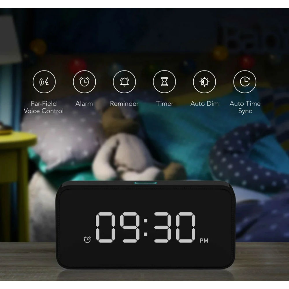 Будильник ZMI Reason ONE Alarm Clock with Alexa Black (AC01ZM) Будильник True