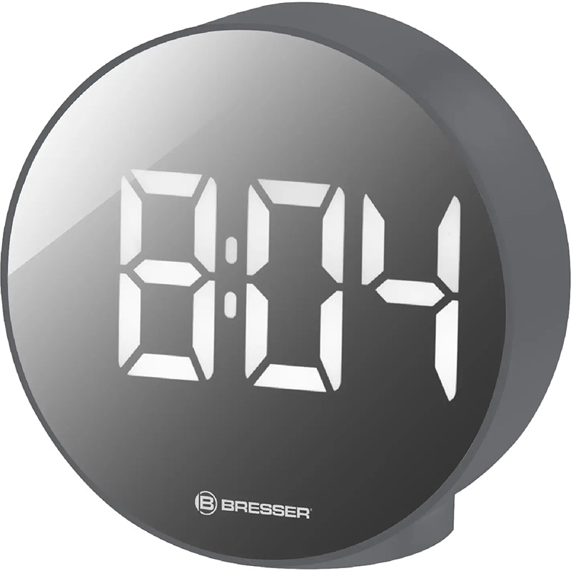 

Часы настольные BRESSER MyTime Echo FXR Silver (8010071QT5WHI), Годинник настільний MyTime Echo FXR Silver