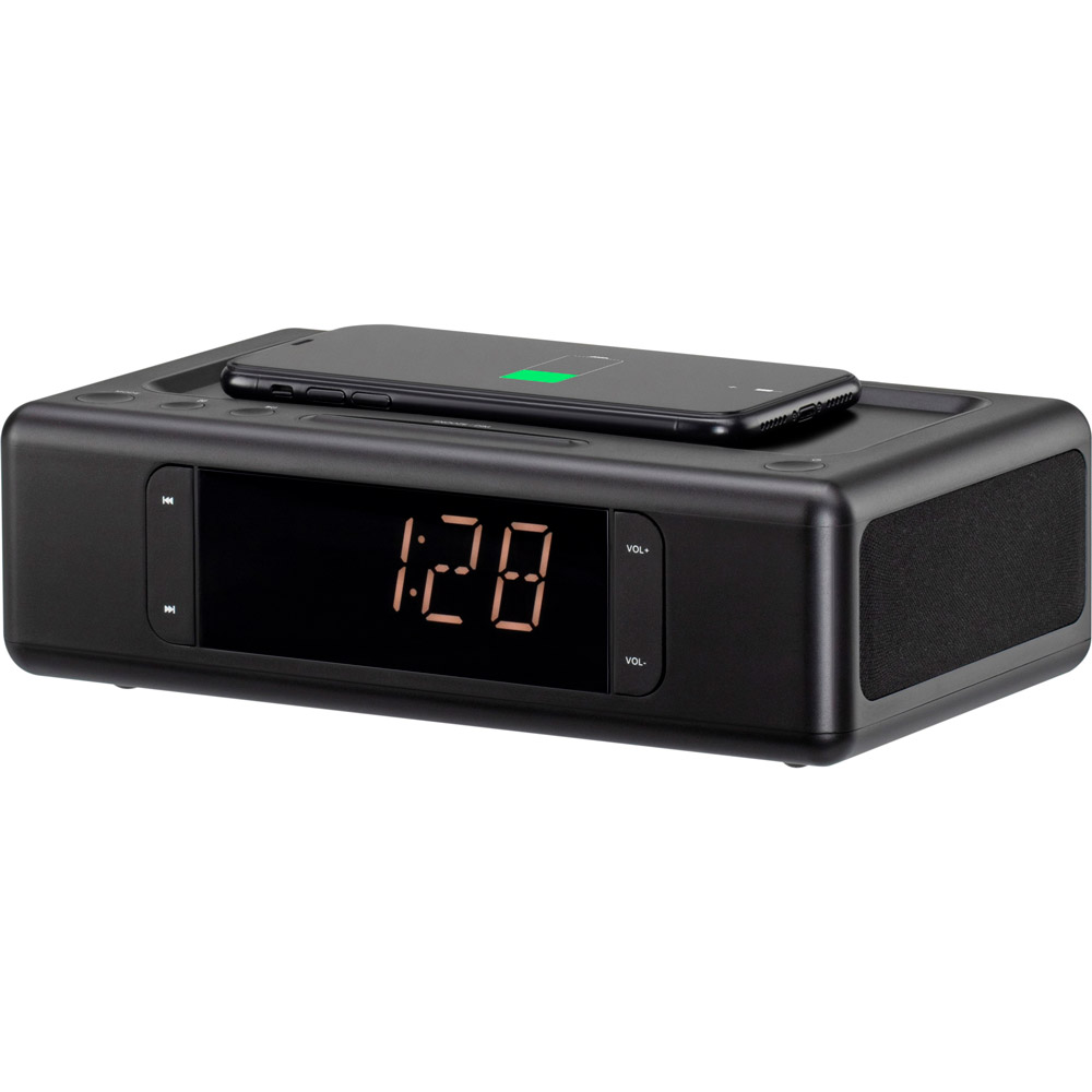 

Настольные часы 2E SmartClock Wireless Charging Black (2E-AS01QIBK), Акустична док-станція SmartClock Wireless