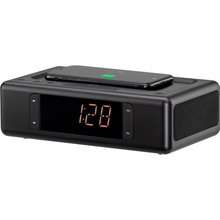 Настольные часы 2E SmartClock Wireless Charging Black (2E-AS01QIBK)
