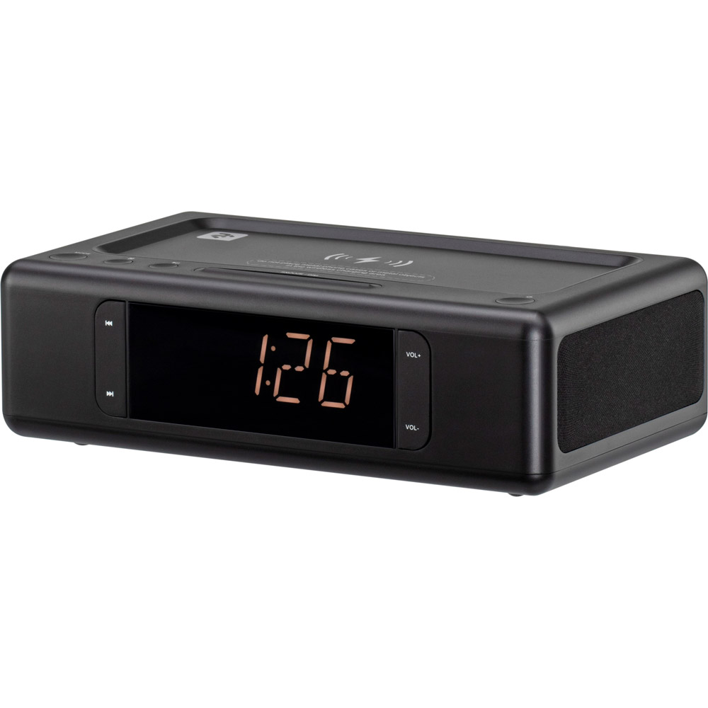 Часы настольные 2E SmartClock Wireless Charging Black (2E-AS01QIBK) Дисплей True