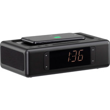 Часы настольные 2E SmartClock Wireless Charging Black (2E-AS01QIBK)