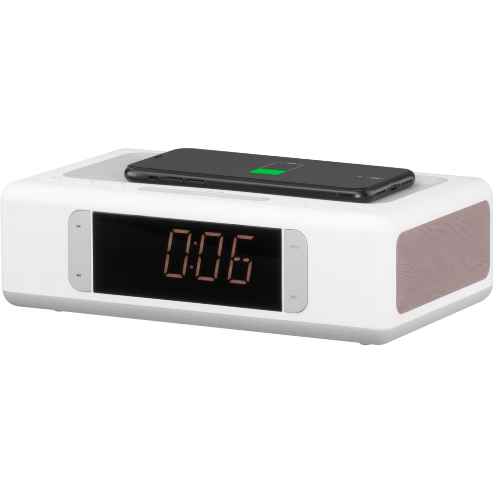 

Настольные часы 2E SmartClock Wireless Charging White (2E-AS01QIWT), Акустична док-станція SmartClock Wireless