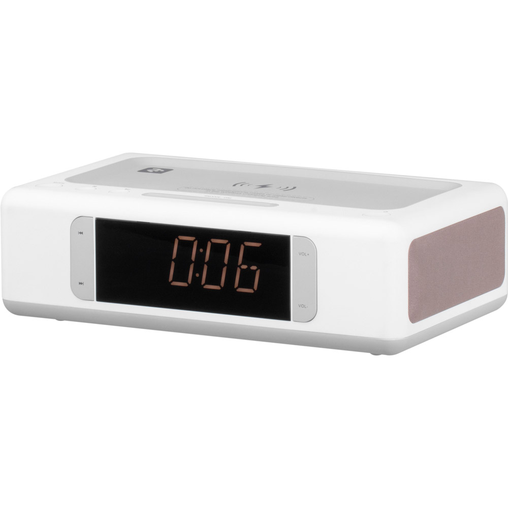 Настольные часы 2E SmartClock Wireless Charging White (2E-AS01QIWT) Дисплей True